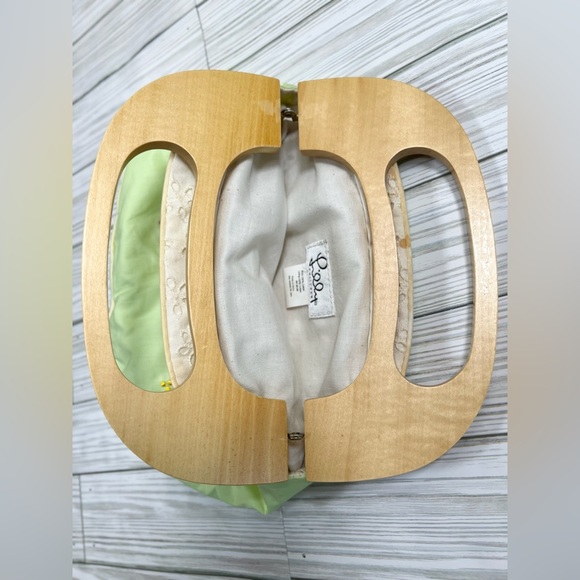 LILLY PULITZER Bermuda Hand Bag Purse Reversible Boho Embroidered Floral Eyelet - Picture 6 of 14